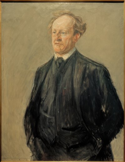 Portrait of the Poet Gerhart Hauptmann by Max Liebermann